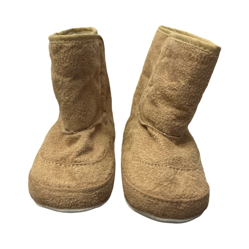 Walker Boots Plush Fleece Lining Khaki 12-18 months
